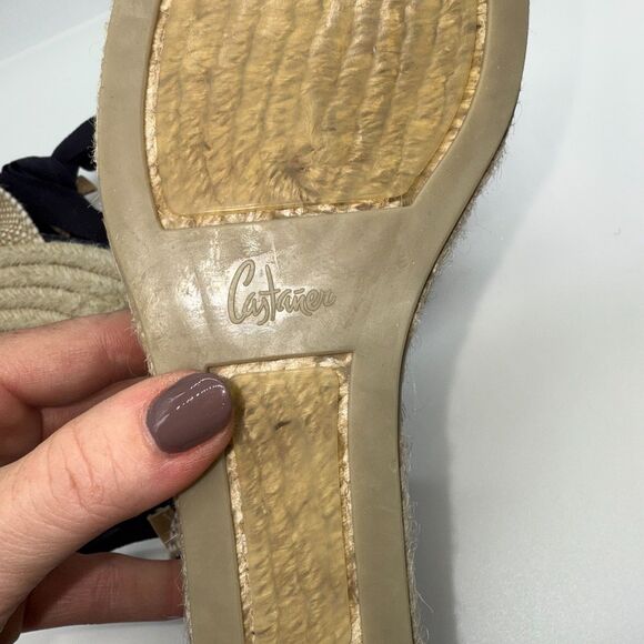 Castaner Carina Wedge Espadrille - Navy 38/7 - Picture 10 of 13
